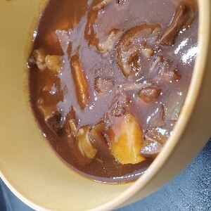 牛ステーキ肉☆デミソース煮込み